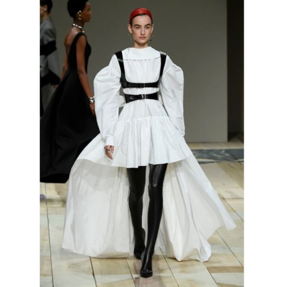 SOLD Alexander McQueen Black Leather Thigh Boots - Picture 9 of 9